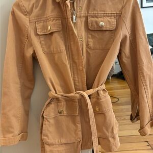Draper James Camel Utility Jacket